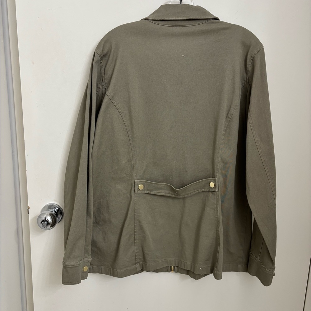 Belle by Kim Gravel military jacket with epaulettes - Picture 2 of 9